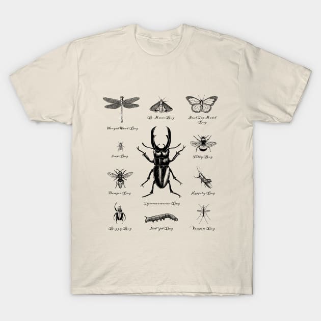 Bugs Beetles Insects T-Shirt by Bumblebeast